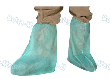 A sapata descartável do polipropileno dos PP cobre a anti poeira acima do tornozelo ao joelho