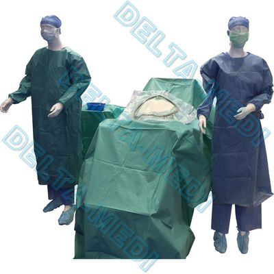 40g reforçado absorvente - SP 60g/SMS/bloco cirúrgico seção de SMMS/SMMMS para a cesariana com saco de coleção