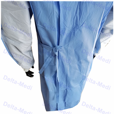 Azul descartável do vestido cirúrgico do nível 3 de SMMS SMMMS médico para a cirurgia