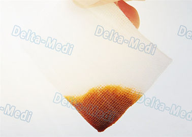 A gaze estéril do algodão descartável limpa não tóxico com X Ray estéril