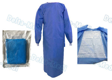 Vestido descartável do cirurgião de Medi do delta, vestidos de funcionamento descartáveis protetores do reforço