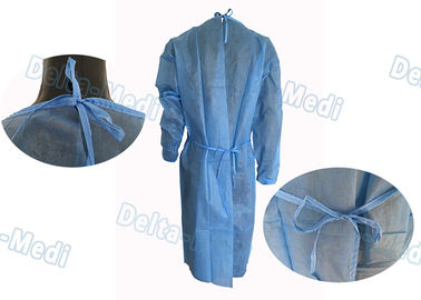 Vestidos protetores descartáveis da luva longa, vestidos Dustproof confortáveis do isolamento do paciente médico