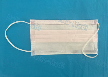 Resistente fluido descartável estéril respirável branco da máscara protetora para a proteção segura