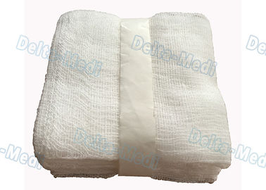 10 x 10 esponjas estéreis da gaze do Cm, a gaze 100% do algodão de 8 dobras limpam almofadas