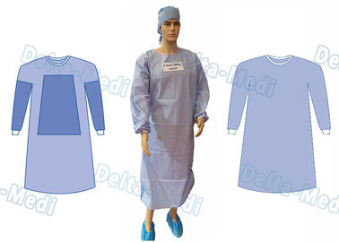 Doutor descartável Vestido do nível 4 de AAMI, vestidos descartáveis do teatro com as 4 correias de cintura