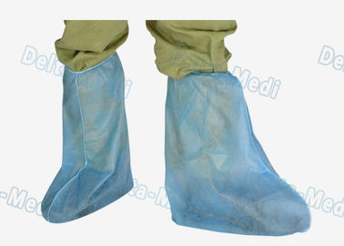A sapata descartável do polipropileno dos PP cobre a anti poeira acima do tornozelo ao joelho
