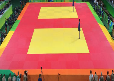 Esteiras coloridas high-density do judô da competição e do treinamento das artes marciais do jiu-jitsu de Bjj