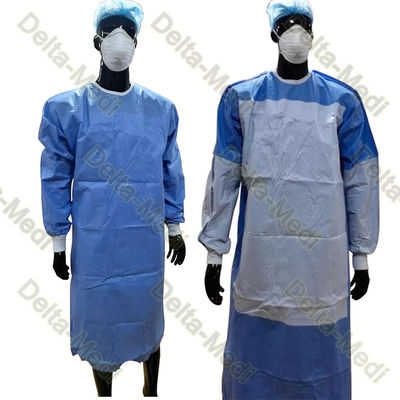 OS PP SMS reforçaram o vestido descartável do cirurgião para a cirurgia da operação