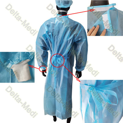 Vestidos médicos estéreis não tecidos de FDA descartáveis para a cirurgia da operação