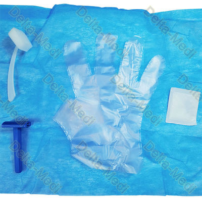 bloco estéril da preparação da pele com as luvas Gauze Disinfectant Brush de toalha da faca