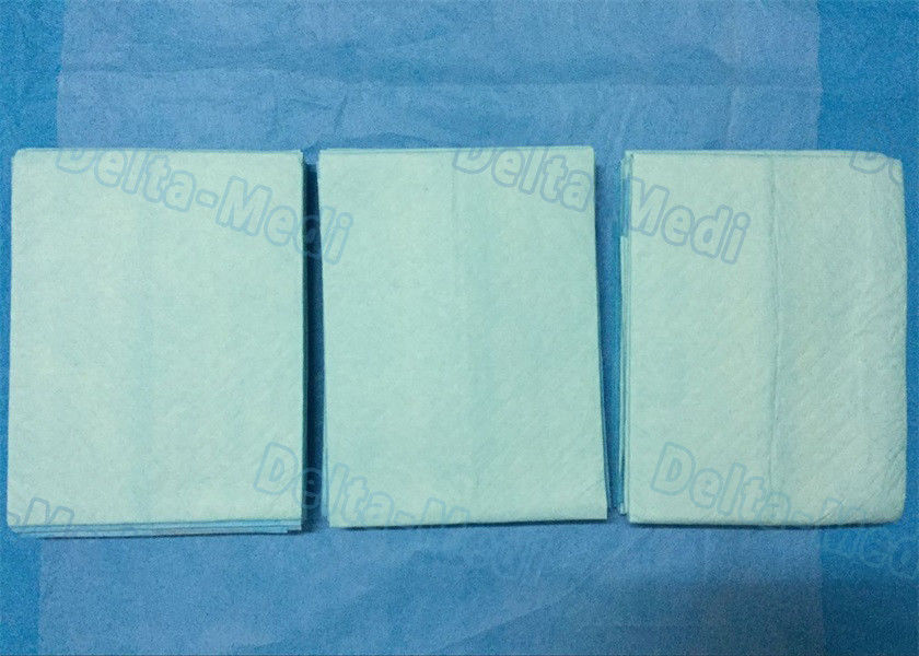 Almofadas de cama descartáveis absorventes altas de SAP, almofada inferior descartável com etiqueta da tira